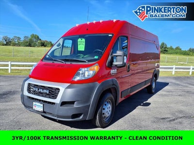 2019 RAM ProMaster 2500 Cargo Van High Roof 159" WB