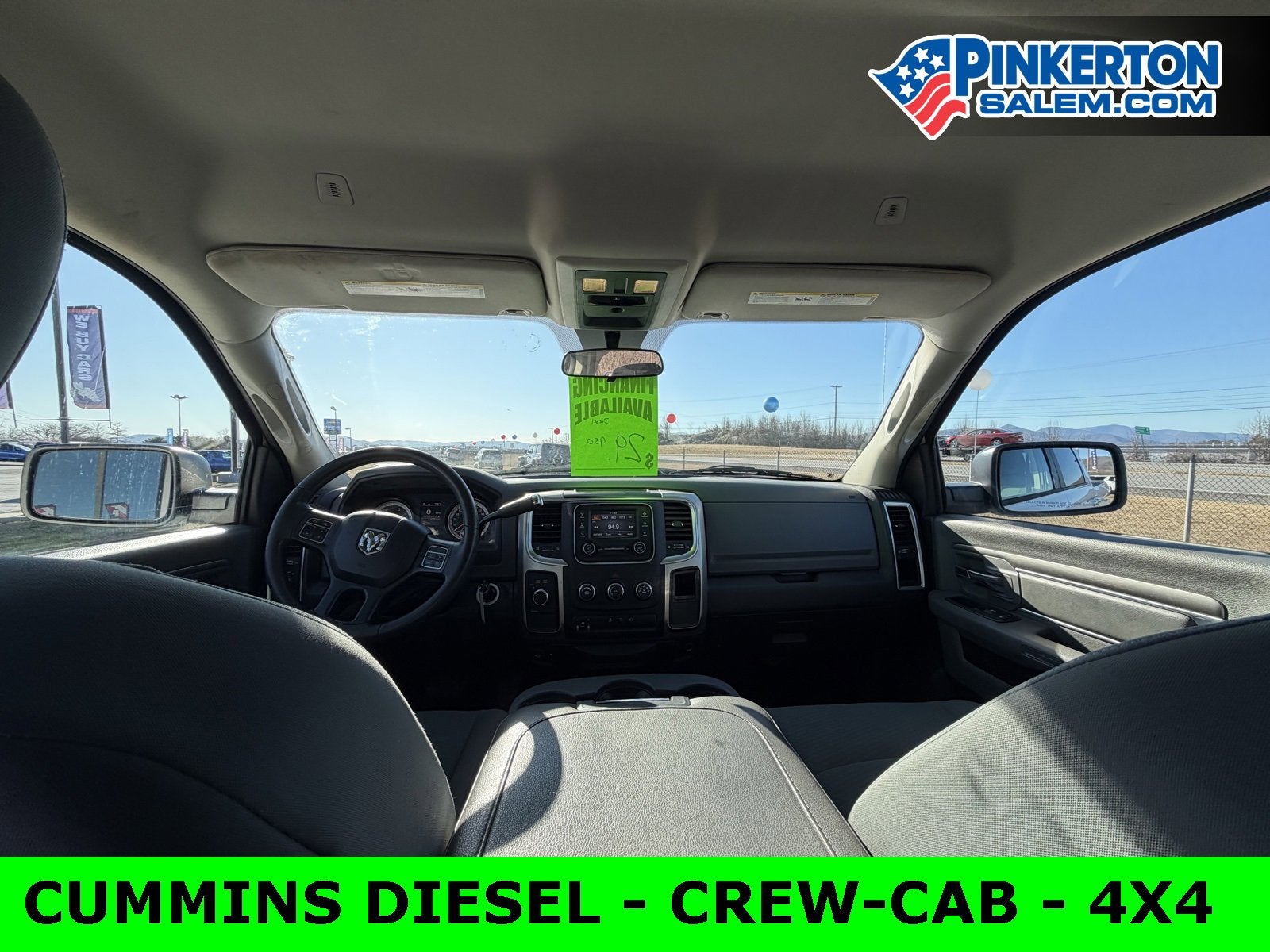 2017 RAM 2500 SLT Crew Cab 4x4 6'4" Box