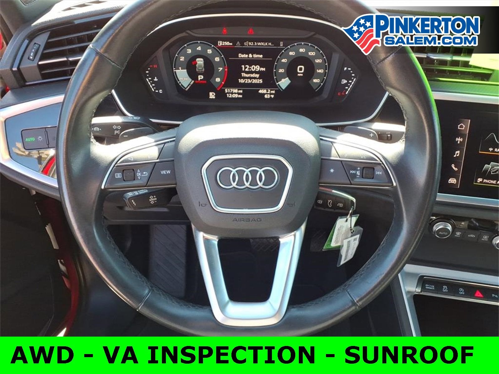 2022 Audi Q3 Premium 45 TFSI S line quattro Tiptronic