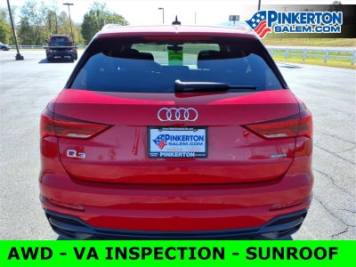 2022 Audi Q3 Premium 45 TFSI S line quattro Tiptronic