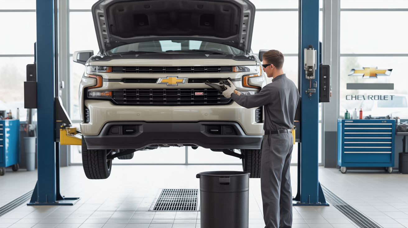 Professional maintenance service on Chevrolet Silverado at Pinkerton Salem