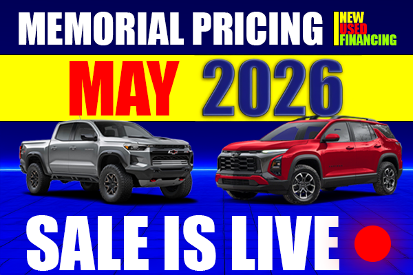 MEMORIAL DAY 2026 HOLIDAY SALE